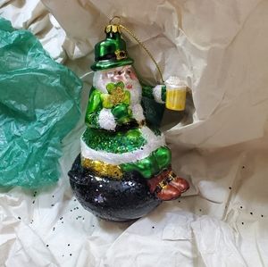 Kurt Adler Irish Santa ornament